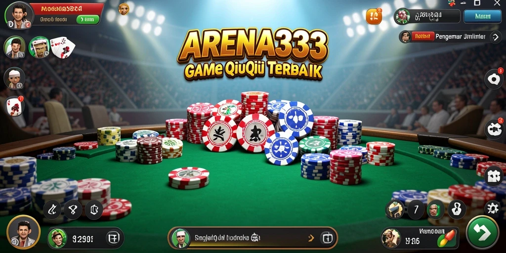 Gameplay QiuQiu yang seru dan mengasyikkan di ARENA333.