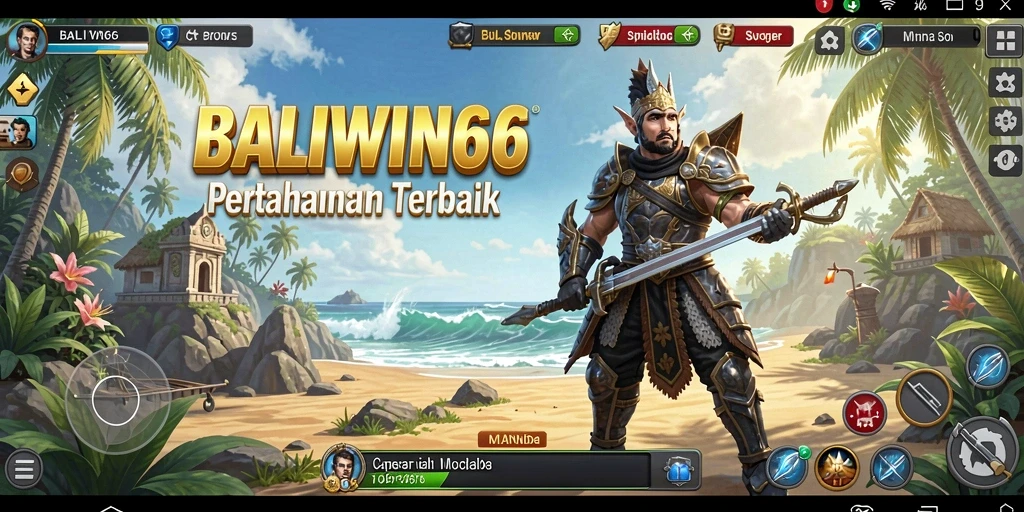 Tangkapan layar utama BALIWIN66 menampilkan aksi seru dalam pertempuran Tower Defense.
