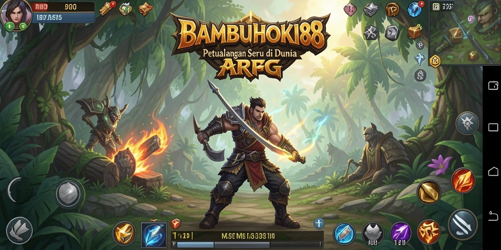 Tampilan menakjubkan dari gameplay BAMBUHOKI88 dalam dunia ARPG.