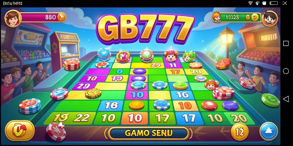 Screenshot gameplay GB777 menampilkan suasana bermain Bingo yang seru.