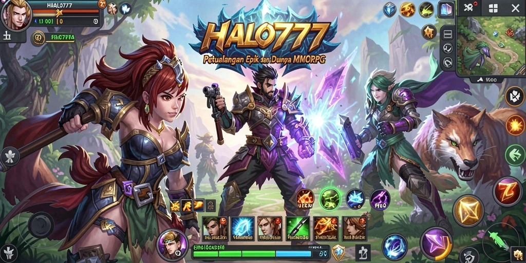 Tampilan gameplay HALO777 yang seru dan interaktif.
