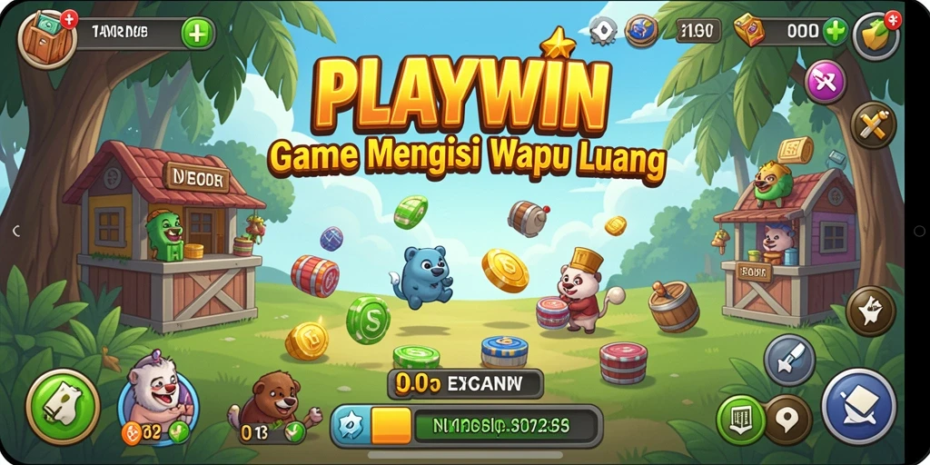 Tampilan gameplay PLAYWIN yang menarik dan interaktif.