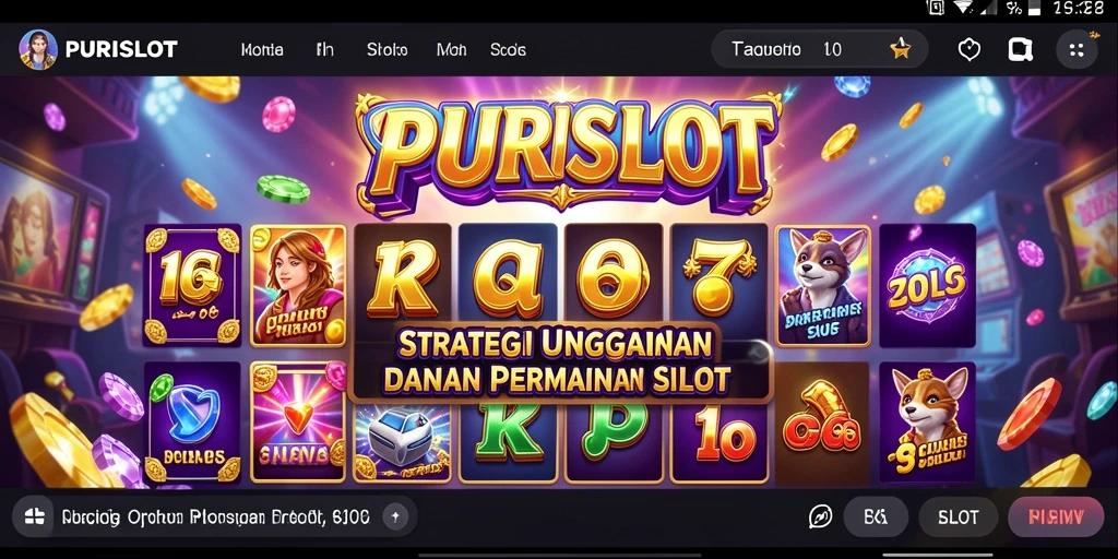 Tampilan gameplay PURISLOT yang menarik dan memikat.