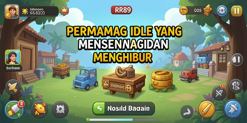 Tampilan gameplay RR89 yang seru dan interaktif dalam genre Idle.
