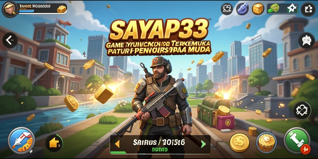 Screenshot gameplay SAYAP33 yang menunjukkan aktivitas bisnis yang menarik.