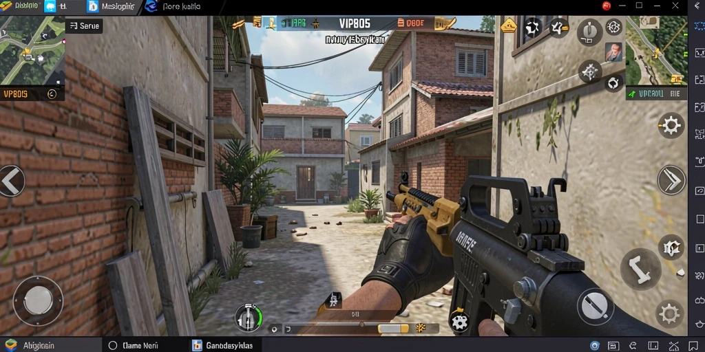 Tangkapan layar <strong>VIP805</strong> menunjukkan aksi intens dalam gameplay FPS yang mendebarkan.